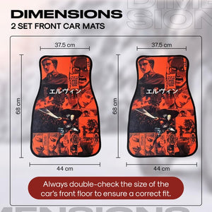 Car Mat Set of 2 Front