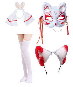 White Kimono Fox Cosplay