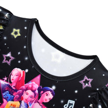 Load image into Gallery viewer, KPop Demon Hunter Dresses for 4-12 Years