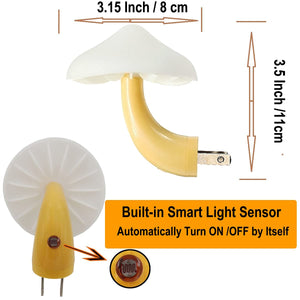 7-Color Changing Mushroom Light LED Night Light