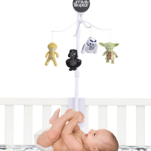 Classic Musical Baby Crib Mobile Soother Toy - Star Wars