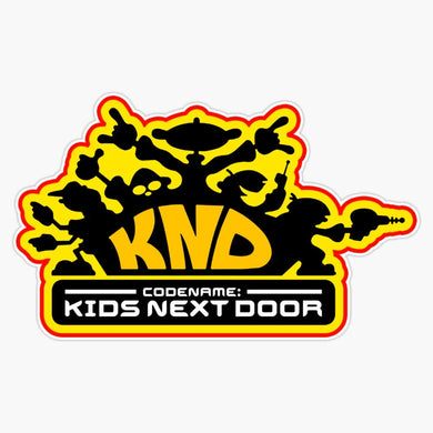 Codename: Kids Next Door Window Vinyl Decal
