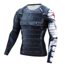 Load image into Gallery viewer, Compression Men&#39;s Long Sleeve Fitness Tee Gym