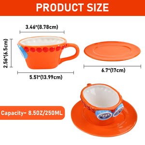 Ceramic One Piece Coffee Mugs  - Ace