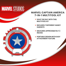 Load image into Gallery viewer, Portable Survival Camping Tool - Marvel Captain America 7-In-1 Multitool Kit