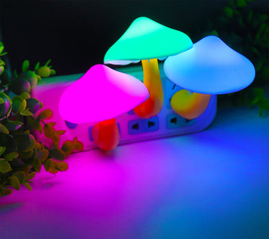 7-Color Changing Mushroom Light LED Night Light