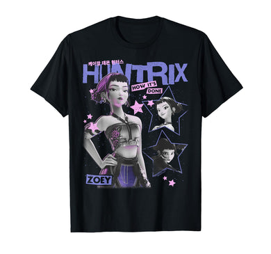 KPop Demon Hunters Zoey Vintage Y2K Style Poster T-Shirt