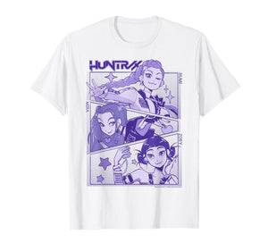 KPop Demon Hunters Huntrix Cute Manhwa Panels T-Shirt