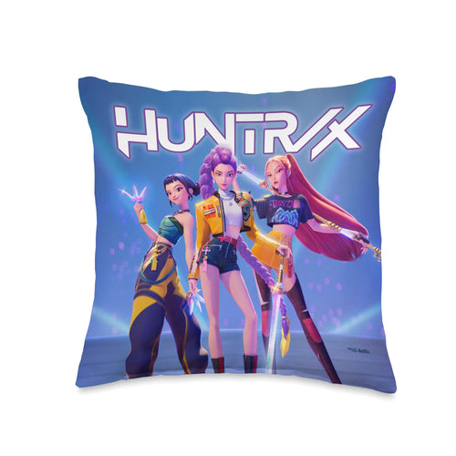 KPop Demon Hunters HUNTR/X Officially Licensed Throw Pillow