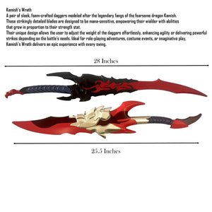 Kamish Wrath Foam Dagger