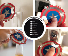 Load image into Gallery viewer, Portable Survival Camping Tool - Marvel Captain America 7-In-1 Multitool Kit