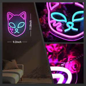 Demon Fox Neon Light