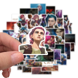 50Pcs League of Legends Stickers Pack