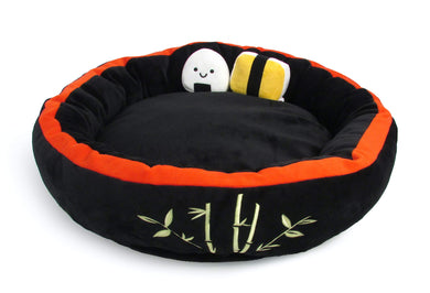Sushi Pet Bed with Two Sushi Crinkle Toys