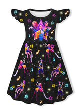 Load image into Gallery viewer, KPop Demon Hunter Dresses for 4-12 Years