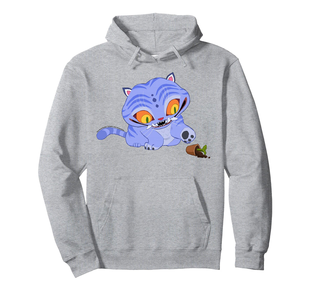 KPop Demon Hunters Derpy Playing With Plant Vase Pullover Hoodie