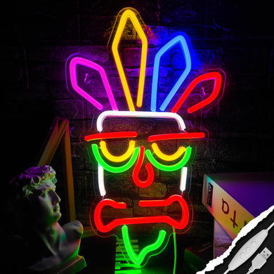 Aku Aku Neon Sign - Crash Bandicoot
