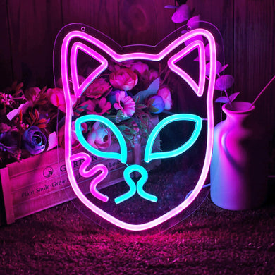 Demon Fox Neon Light