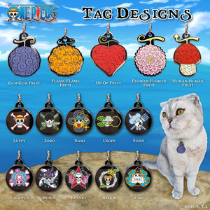 One Piece Dog Tags Personalized for Pets
