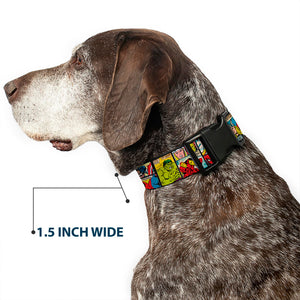 Marvel/Retro Comic Panels Dog Collar