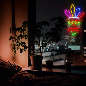 Aku Aku Neon Sign - Crash Bandicoot