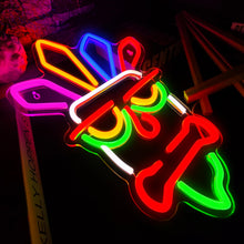 Load image into Gallery viewer, Aku Aku Neon Sign - Crash Bandicoot