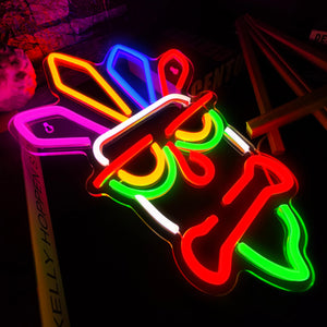 Aku Aku Neon Sign - Crash Bandicoot