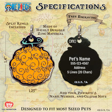 Load image into Gallery viewer, Officially Licensed Devil Fruit Custom Cat &amp; Dog Name Tag