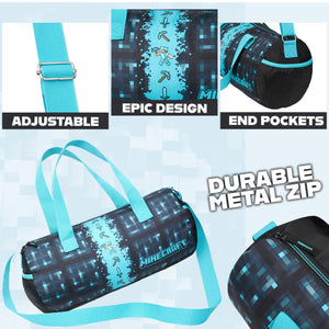 Minecraft Duffle Bag for Kids Teens