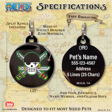 Load image into Gallery viewer, One Piece Dog Tags Personalized for Pets