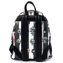Load image into Gallery viewer, Loungefly Beetlejuice Chibi All Over Print Womens Double Strap Shoulder Bag Purse