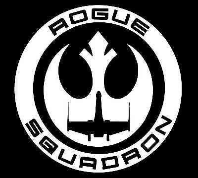 Star Wars Rogue Squadron Decal Vinyl Sticker 5.25 x 5 in