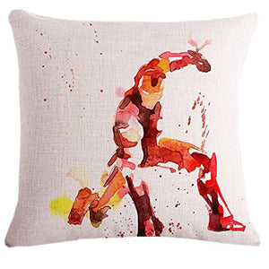 Fyon Superhero 4-Pack Cushion Covers Decorative Throw Pillow Cases for Sofa,Home,car 18x18inch -B