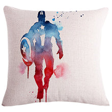 Load image into Gallery viewer, Fyon Superhero 4-Pack Cushion Covers Decorative Throw Pillow Cases for Sofa,Home,car 18x18inch -B