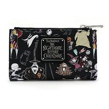 Load image into Gallery viewer, Nightmare Before Christmas Character Print Bi-Fold Wallet