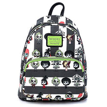 Load image into Gallery viewer, Loungefly Beetlejuice Chibi All Over Print Womens Double Strap Shoulder Bag Purse