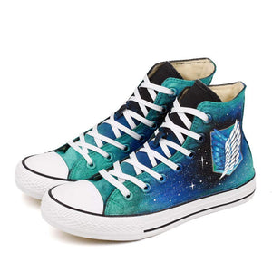 Wings of Freedom Cosplay Canvas Shoes