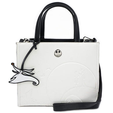 Nightmare Before Christmas Jack and Sally Bag,White,Standard