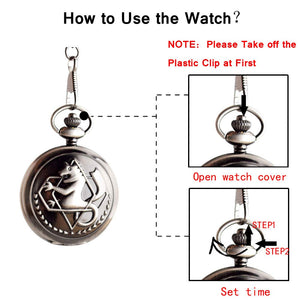 Fullmetal Alchemist Pocket Watch with Chain Box