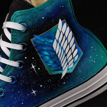 Load image into Gallery viewer, Wings of Freedom Cosplay Canvas Shoes