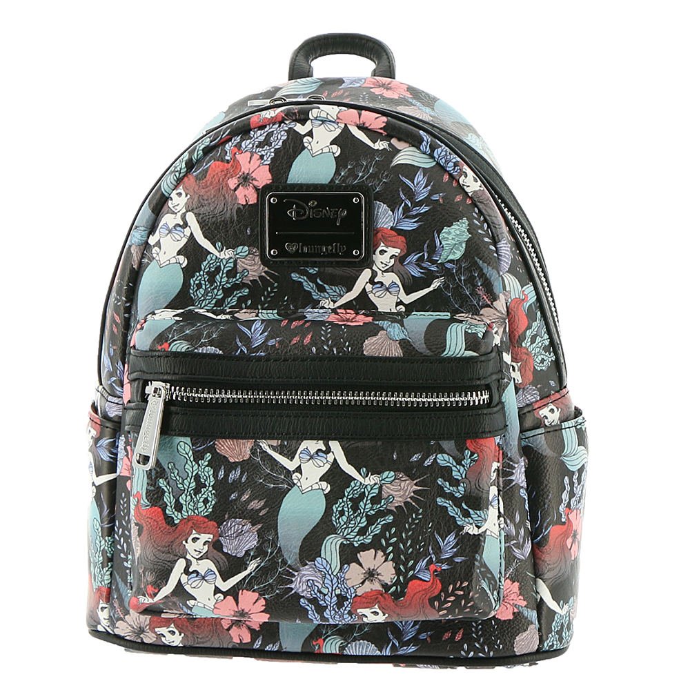 Loungefly Little Mermaid Mini-Backpack and Wallet (