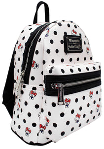 Hello Kitty Polka Dot PU Mini Backpack (One Size, Multi)