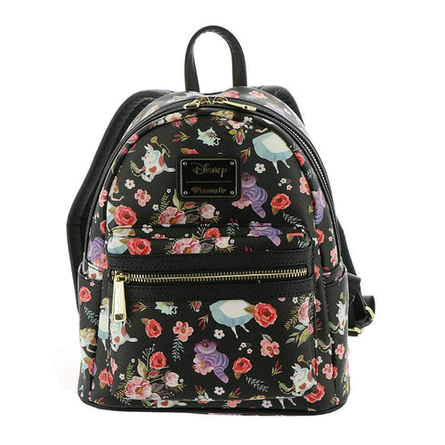 Loungefly X Alice in Wonderland Character Floral Print Mini-Backpack