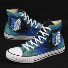 Load image into Gallery viewer, Wings of Freedom Cosplay Canvas Shoes