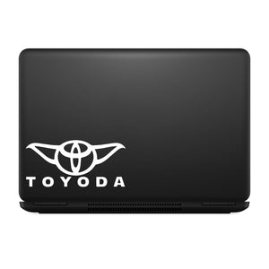 Toyoda Yoda Sticker Decal Notebook Car Laptop