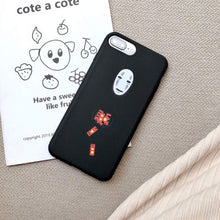 Load image into Gallery viewer, iPhone Xs Max Case, for iPhone Xs Max Cover, Cute Japan Cartoon Anime My Neighbor Totoro Soft Silicone Case Cover for iPhone Xs Max XR 6S 7 8 Plus (No Face Man, for iPhone 6/6s)