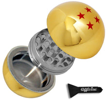 Load image into Gallery viewer, Official Dragon Ball Z Herb Grinder - 4 Star Golden Dragonball