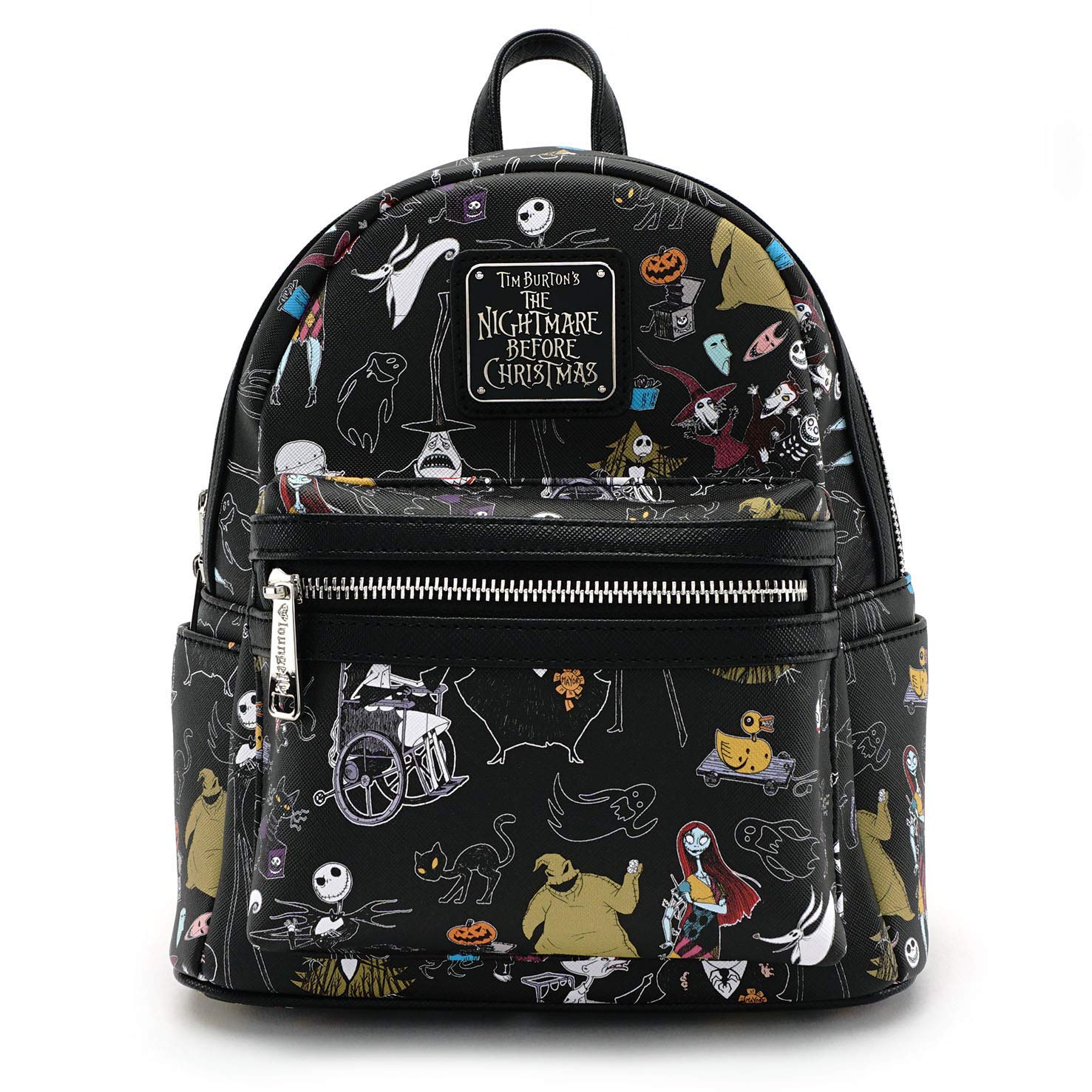 Loungefly x the nightmare before christmas sales character mini saffiano faux leather backpack